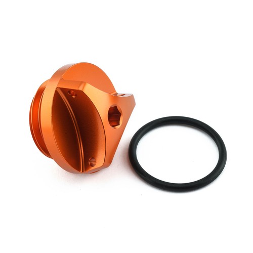Aluminium oil filler cap - aluminium,