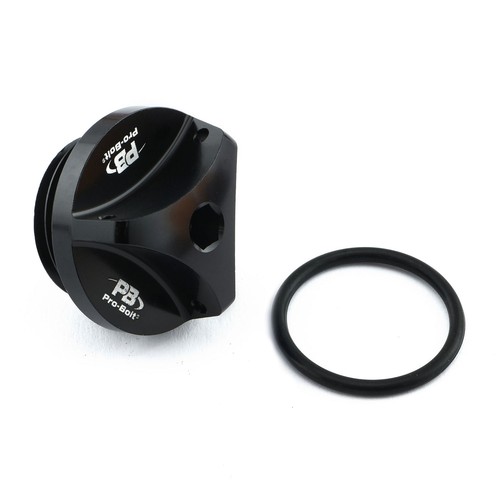 Aluminium oil filler cap - aluminium,